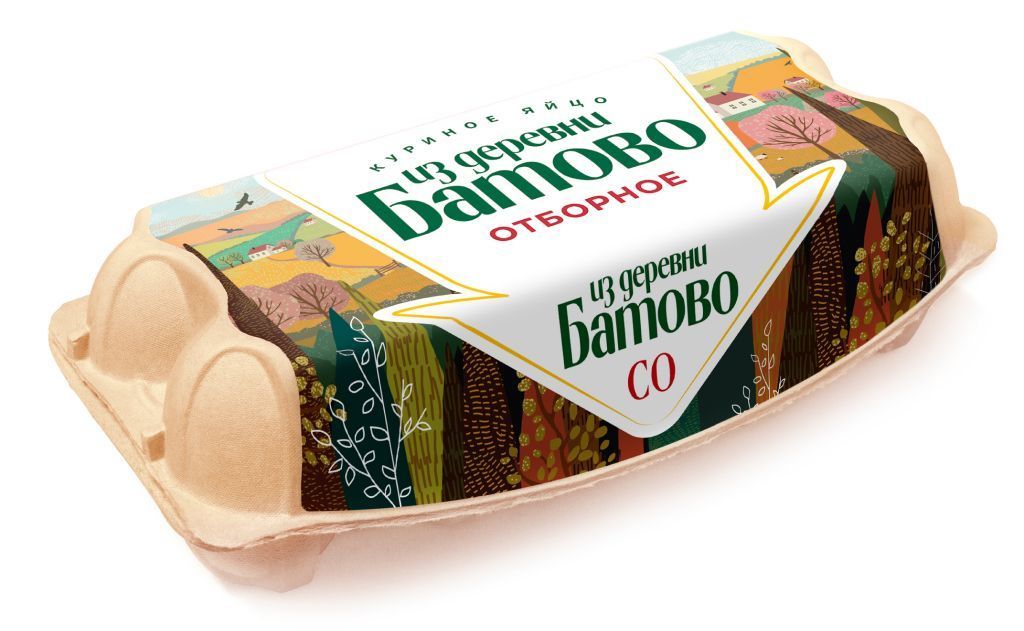 Яйцо куриное столовое СО «Яйцо из Батово», 10 шт